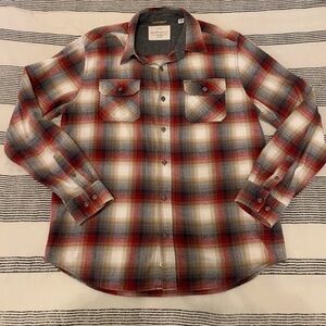 Weatherproof Brand Red Plaid Flannel